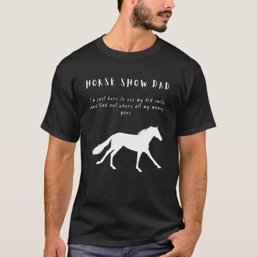 Show van Mannen paarden T-shirt (Voorkant)