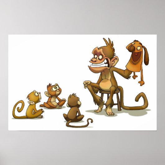 Show van Monkey Puppet Poster (Voorkant)