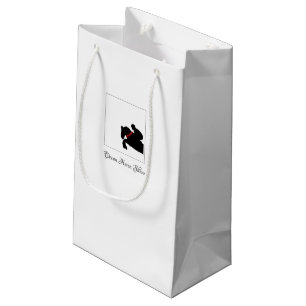 Show van paardenpaarden Rider Jumper Red Roses Klein Cadeauzakje