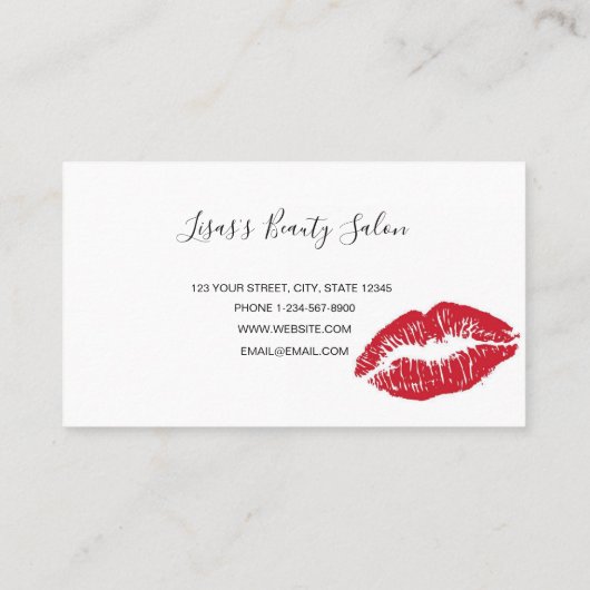 Show van Uw Glamour: Verbluffende Make-up Visitekaartje (Achterkant)