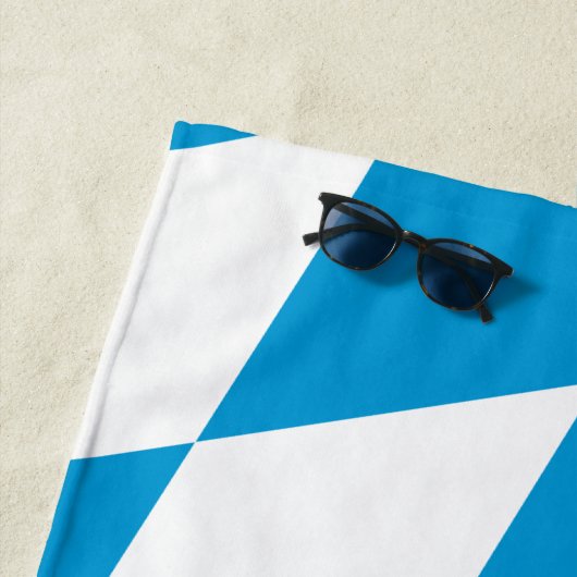 Show van uw kleuren - Beieren Strandlaken (In situ)