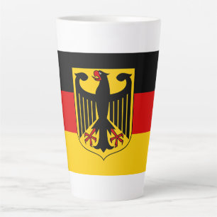 Show van uw kleuren - Duitsland Latte Mok