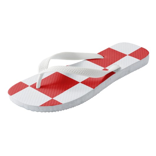 Show van uw kleuren - Kroatië Teenslippers (Schuin)