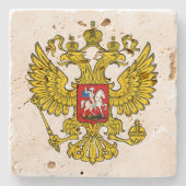 Show van uw kleuren - Rusland Stenen Onderzetter (Voorkant)