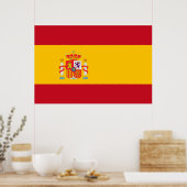 Show van uw kleuren - Spanje Poster (Keuken)
