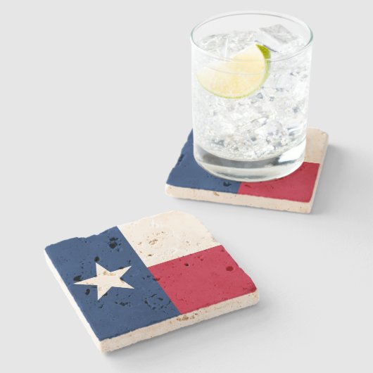 Show van uw kleuren - Texas Stenen Onderzetter (Zijkant)