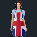 Show van uw kleuren - Verenigd Koninkrijk Schort<br><div class="desc">De Union Jack is geboren in 1801,  het jaar waarin Noord-Ierland tot het land is toegetreden,  en het ontwerp is erop gericht alle vlaggen van de regio's die het Verenigd Koninkrijk vormen,  te verenigen: Engeland,  Noord-Ierland en Schotland.</div>