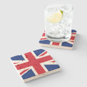 Show van uw kleuren - Verenigd Koninkrijk Stenen Onderzetter (Zijkant)