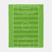 Show van uw kleuren - Voetbal Fleece Deken (Voorkant)