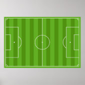 Show van uw kleuren - Voetbal Poster (Voorkant)