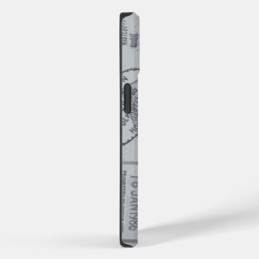 Show van uw zwerfvuil met paspoortVisa Design Case-Mate iPhone Case (Achterkant / Rechts)