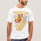  Show Vaudeville Poster Abstracte kunst T-shirt (Voorkant)