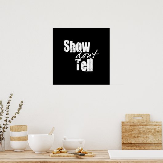 Show Vertel het niet Poster (Keuken)
