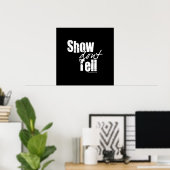 Show Vertel het niet Poster (Thuiskantoor)