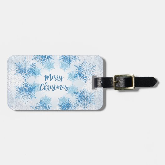 SHOW VLAKT PATTERN ZEER kerstmis Bagagelabel (Voorkant horizontaal)
