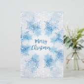 SHOW VLAKT PATTERN ZEER kerstmis Briefpapier (Staand voorkant)