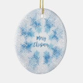 SHOW VLAKT PATTERN ZEER kerstmis Keramisch Ornament (Rechts)