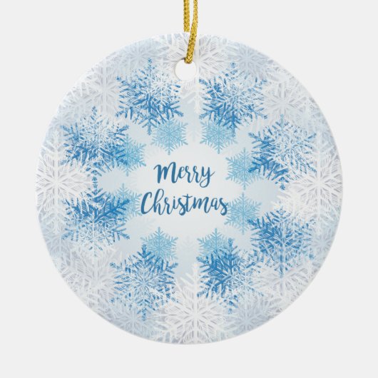 SHOW VLAKT PATTERN ZEER kerstmis Keramisch Ornament (Voorkant)