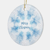 SHOW VLAKT PATTERN ZEER kerstmis Keramisch Ornament (Links)