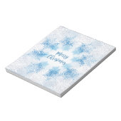 SHOW VLAKT PATTERN ZEER kerstmis Notitieblok (Linkerzijde)