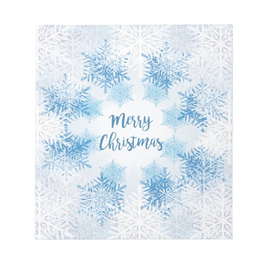 SHOW VLAKT PATTERN ZEER kerstmis Notitieblok (Voorkant)