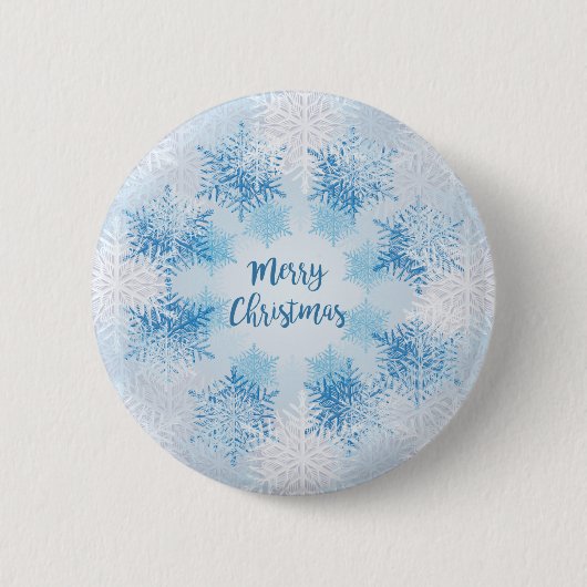 SHOW VLAKT PATTERN ZEER kerstmis Ronde Button 5,7 Cm (Voorkant)