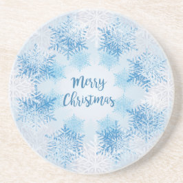 SHOW VLAKT PATTERN ZEER kerstmis Zandsteen Onderzetter