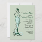 Show voor couture Mode Kaart (Voorkant)