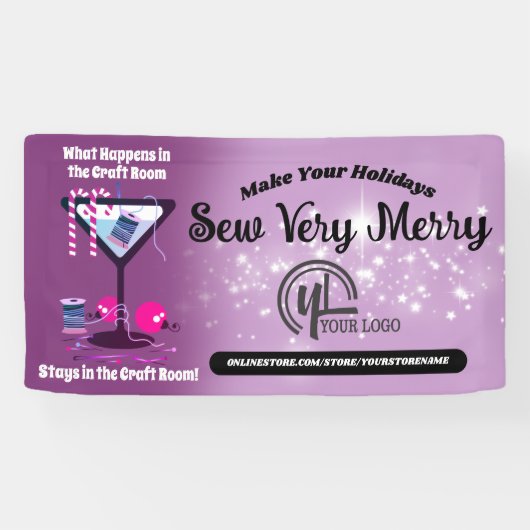 Show voor kerstmartinineslagvaartuigen spandoek (Horizontaal)