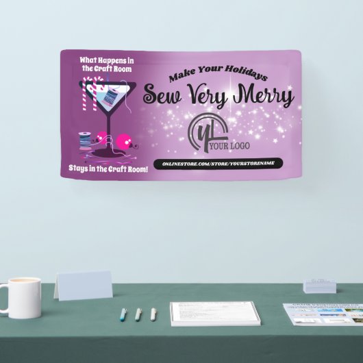 Show voor kerstmartinineslagvaartuigen spandoek (Beurs)