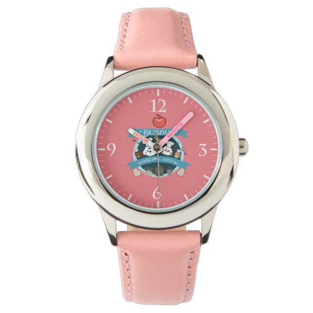 show voor koken van chef bubbly horloge (Voorkant)