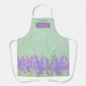 Show voor lavendel- en lavenvloerbedekking schort (Voorkant)