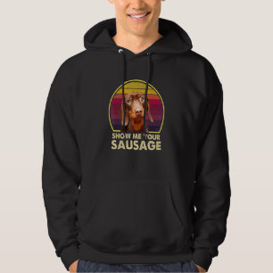 Show voor mij uw worst Dachshund Wiener Hoodie