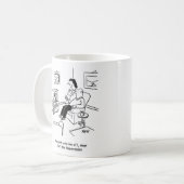 Show voor televisie- of tv-games koffiemok (Voorkant links)