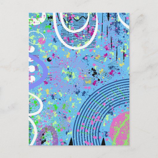 Show voor vuurwerk briefkaart (Voorkant)