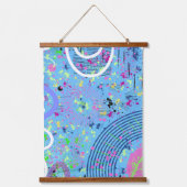 Show voor vuurwerk hangend wandkleed (Voorkant)