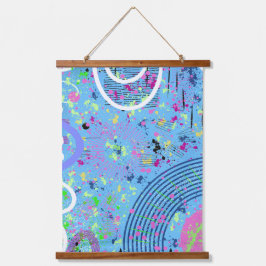 Show voor vuurwerk hangend wandkleed