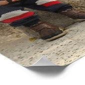 Show waar het militair soldaat en kind heuurt poster (Hoek)