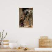 Show waar het militair soldaat en kind heuurt poster (Keuken)