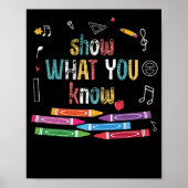 Show wat u weet examen testend dag studenten poster (Voorkant)