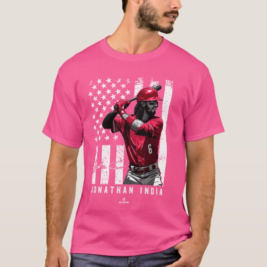 Show Your Pride Jonathan India Cincinnati MLBPA T-shirt (Voorkant)
