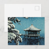 Showa Era, Winter by Tsuchiya Koitsu Briefkaart (Voorkant / Achterkant)