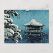 Showa Era, Winter by Tsuchiya Koitsu Briefkaart (Voorkant)