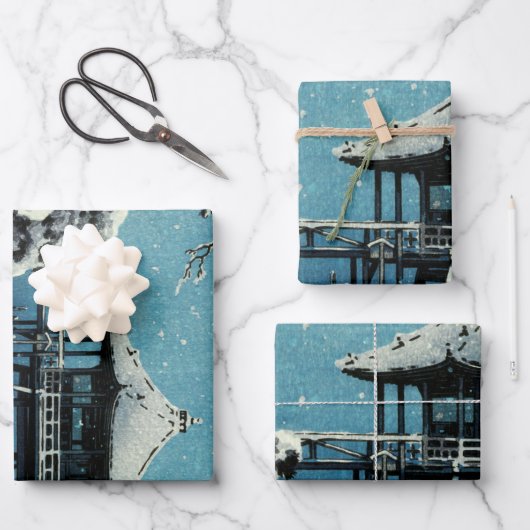 Showa Era, winter door Tsuchiya Koitsu Inpakpapier Vel (Voorkant)