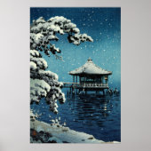 Showa Era, winter door Tsuchiya Koitsu Poster (Voorkant)
