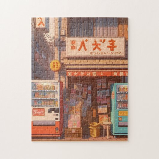 Showa Snack Shop – Retro Japan Puzzle Legpuzzel (Verticaal)