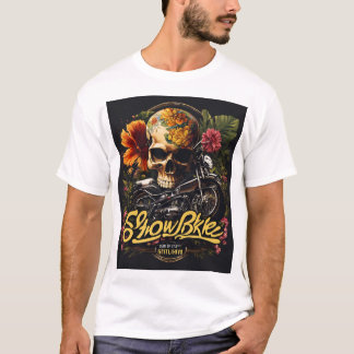 Showbike schedel t-shirt