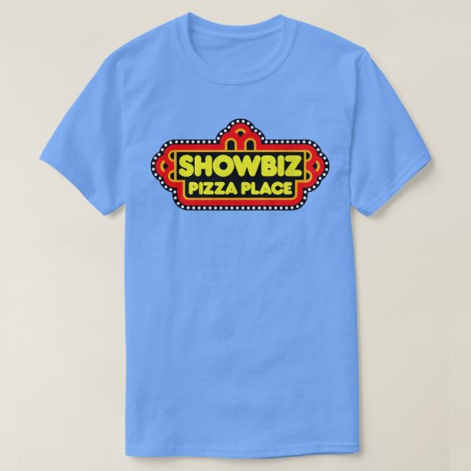 Showbiz Pizza Place T-shirt (Design voorkant)