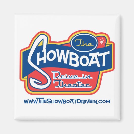 Showboat Drive in Koelkastmagneet Magneet (Voorkant)