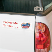 Showboot Drive in Bumpersticker (Op Truck)